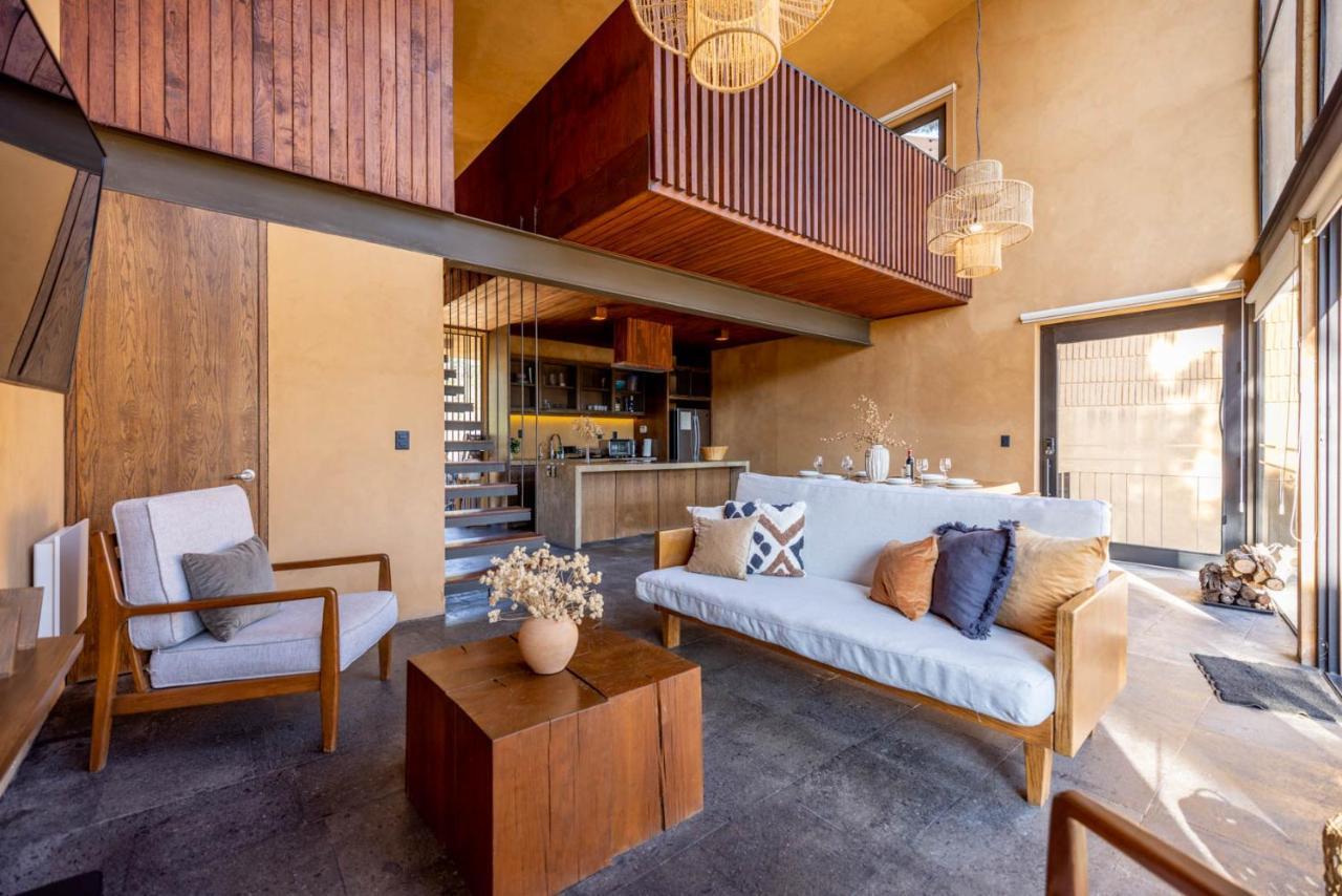 Cabana Lujo Con Alberca Climatizada Vistas Al Bosque De Мазамитла Экстерьер фото